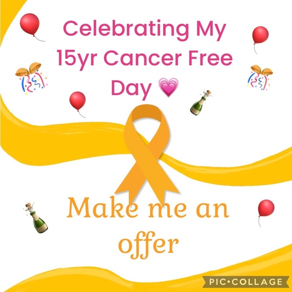 Celebrate With Me- My 15yr Cancer Free Anniversary 🎊💗 - Picture 1 of 2